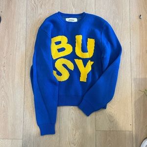 sorry I’m busy sweater
